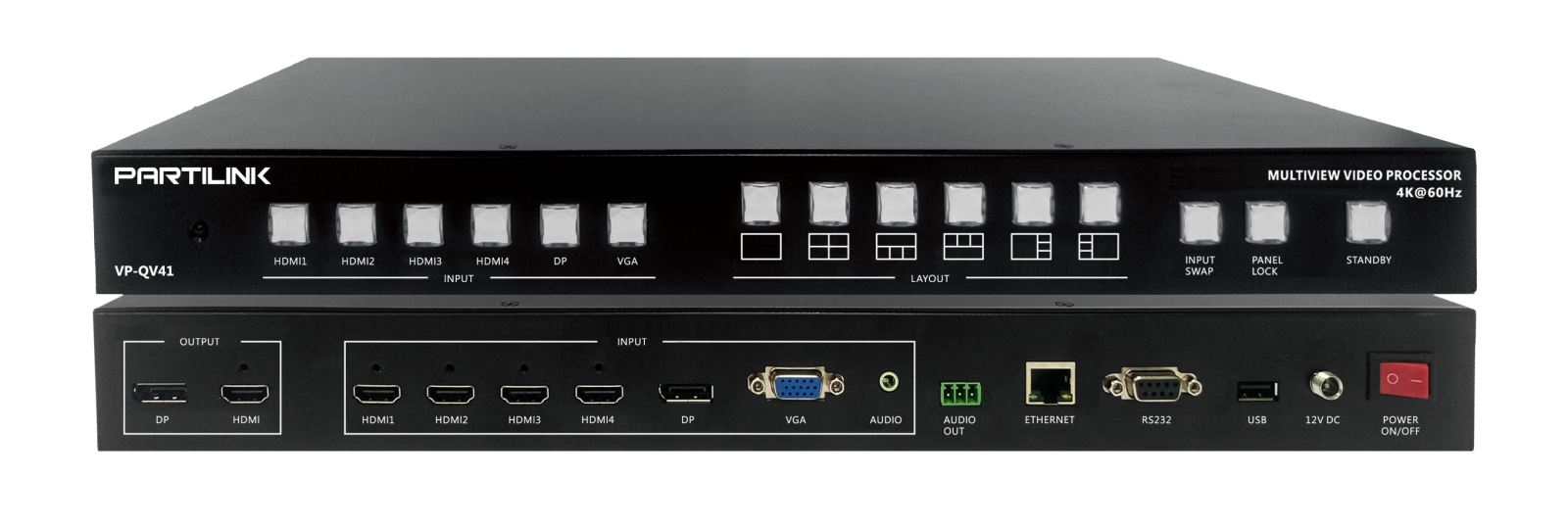 HDMI 2.0 / DP / VGA MULTIVIEWERPartilink Inc.